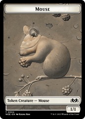 Mouse // Food (0012) Double-Sided Token [Wilds of Eldraine Tokens] | Devastation Store