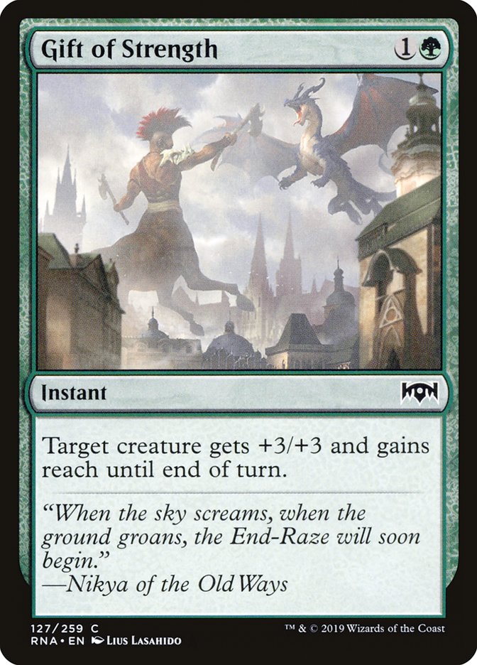 Gift of Strength [Ravnica Allegiance] | Devastation Store