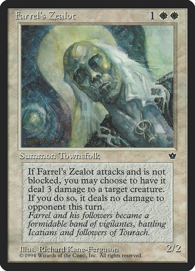 Farrel's Zealot (Richard Kane Ferguson) [Fallen Empires] | Devastation Store