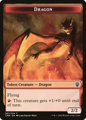 Dragon // Soldier Token [Commander Legends Tokens] | Devastation Store