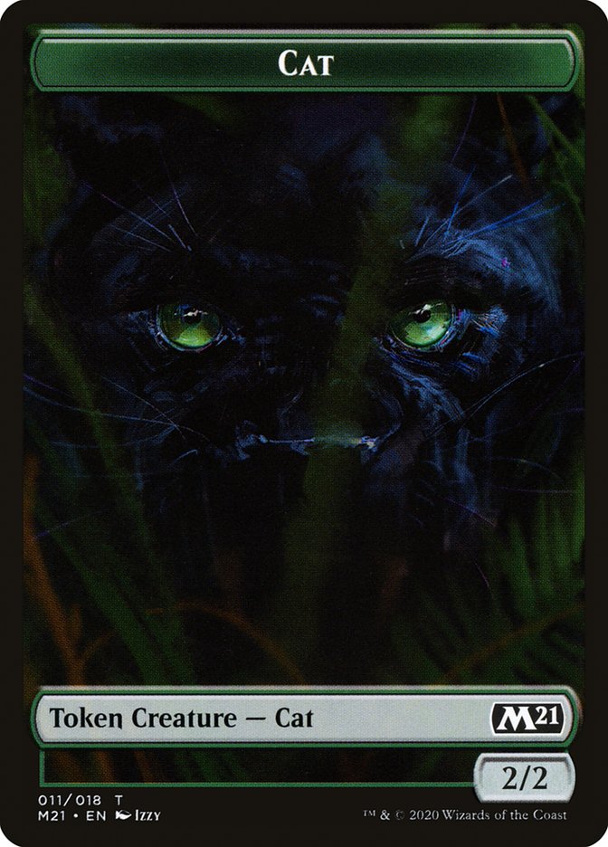 Angel // Cat (011) Double-sided Token [Core Set 2021 Tokens] | Devastation Store