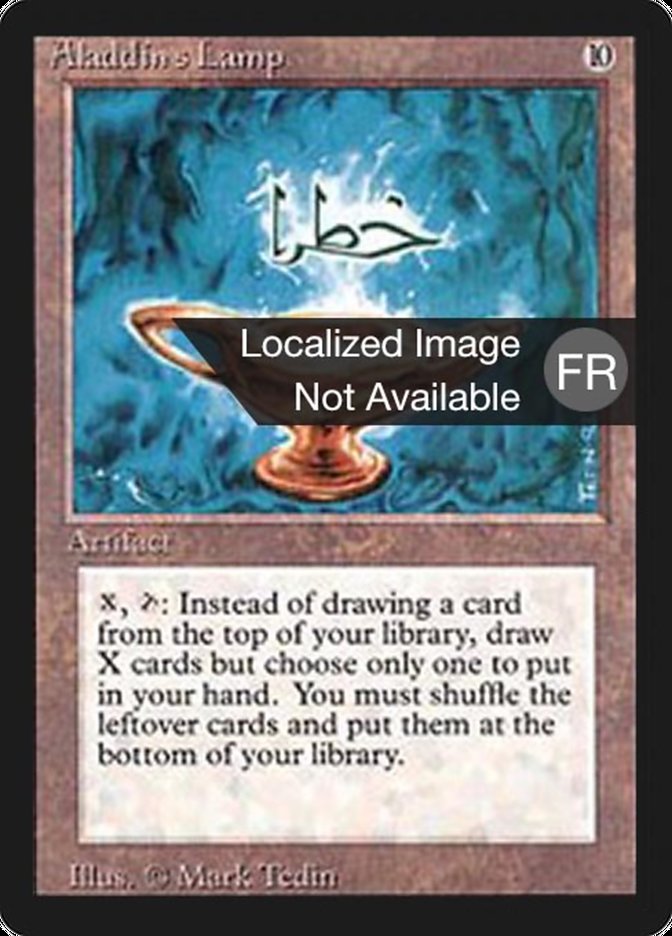 Aladdin's Lamp [Foreign Black Border] | Devastation Store