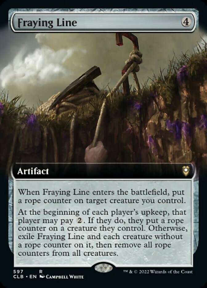 Fraying Line (Extended Art) [Commander Legends: Battle for Baldur's Gate] | Devastation Store