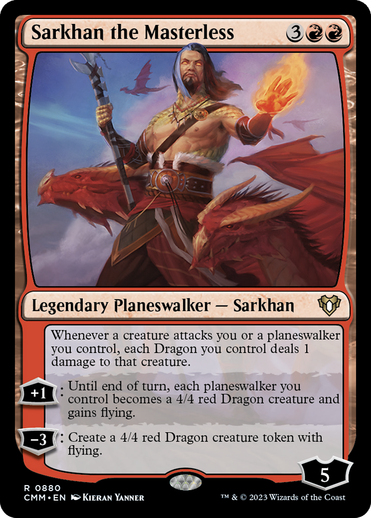 Sarkhan the Masterless [Commander Masters] | Devastation Store
