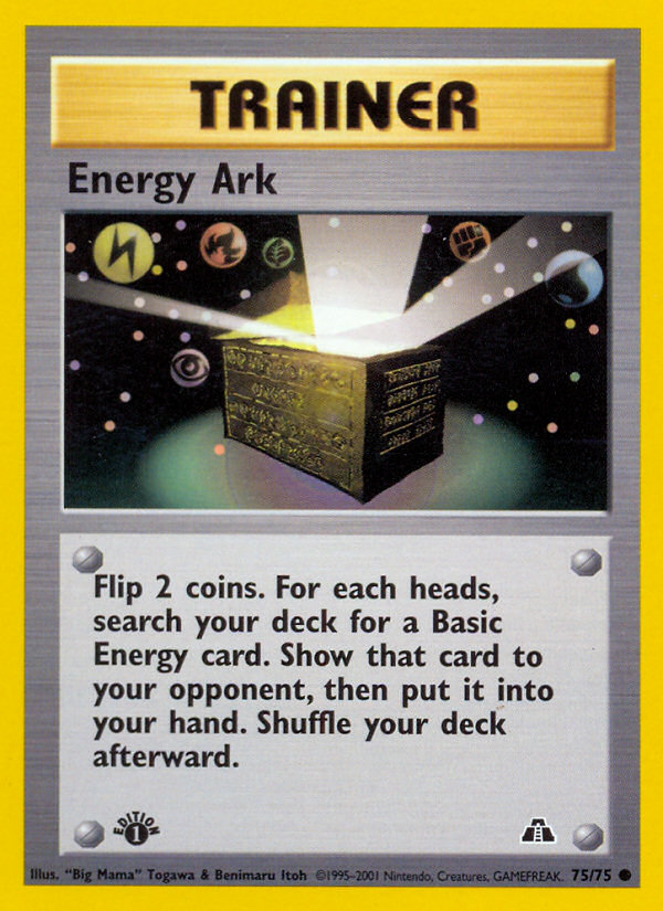 Energy Ark (75/75) [Neo Discovery 1st Edition] | Devastation Store