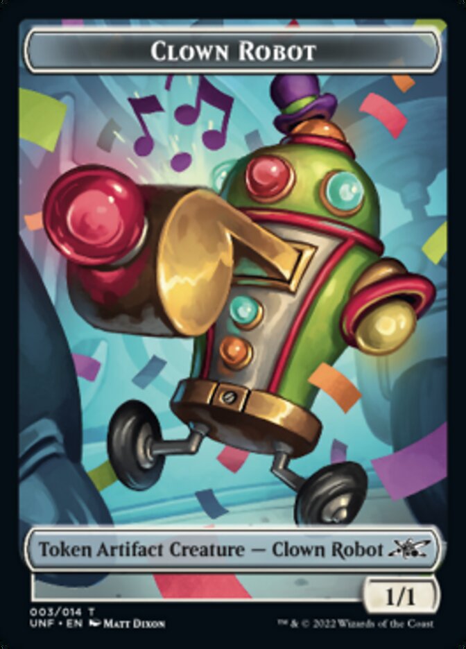 Clown Robot (003) Token [Unfinity Tokens] | Devastation Store