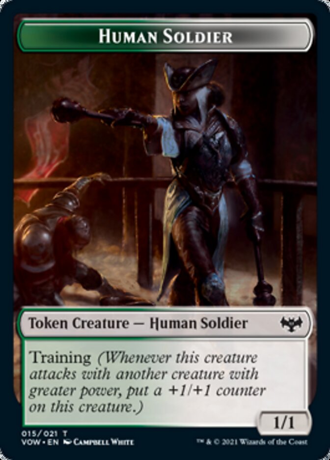 Human Soldier Token [Innistrad: Crimson Vow Tokens] | Devastation Store