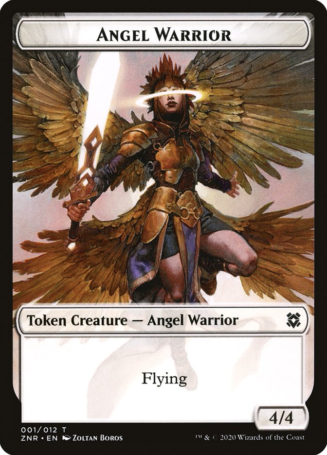 Angel Warrior [Zendikar Rising Tokens] | Devastation Store