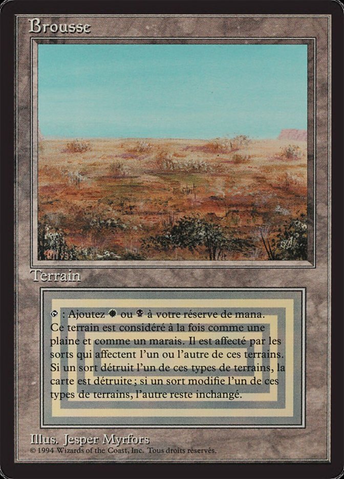 Scrubland [Foreign Black Border] | Devastation Store