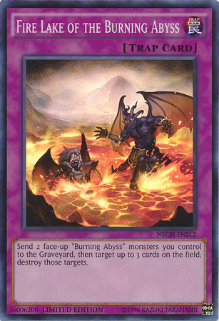 Fire Lake of the Burning Abyss (SE) [NECH-ENS12] Super Rare | Devastation Store