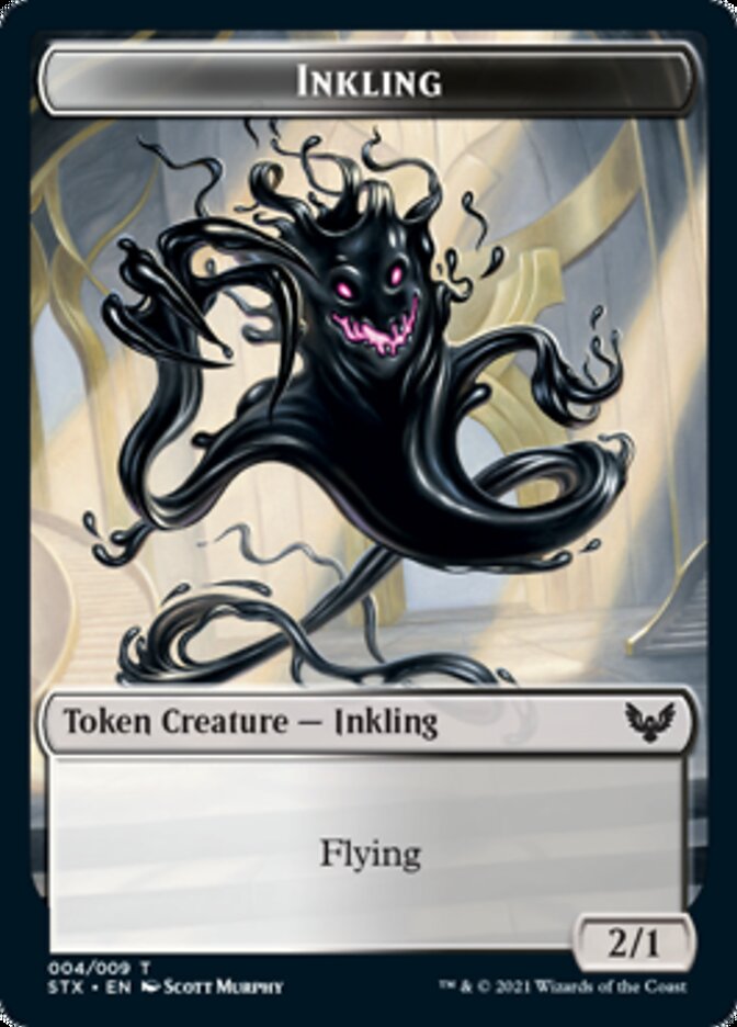 Inkling // Treasure Token [Strixhaven: School of Mages Tokens] | Devastation Store