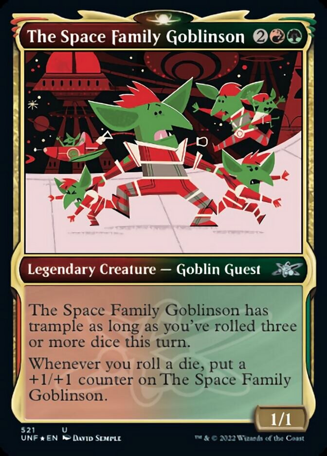 The Space Family Goblinson (Showcase) (Galaxy Foil) [Unfinity] | Devastation Store