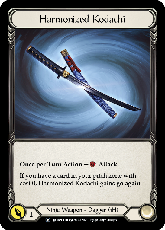 Harmonized Kodachi (Rainbow Foil) [CRU049-RF] Unlimited Rainbow Foil | Devastation Store