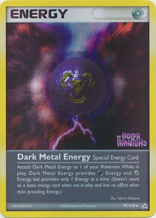 Dark Metal Energy (97/110) (Stamped) [EX: Holon Phantoms] | Devastation Store