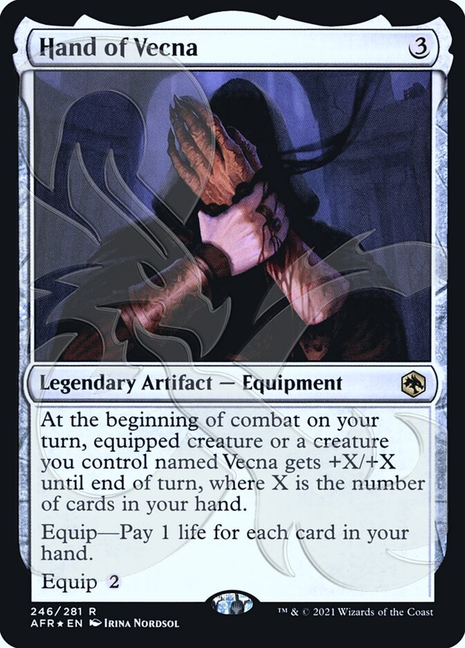 Hand of Vecna (Ampersand Promo) [Dungeons & Dragons: Adventures in the Forgotten Realms Promos] | Devastation Store