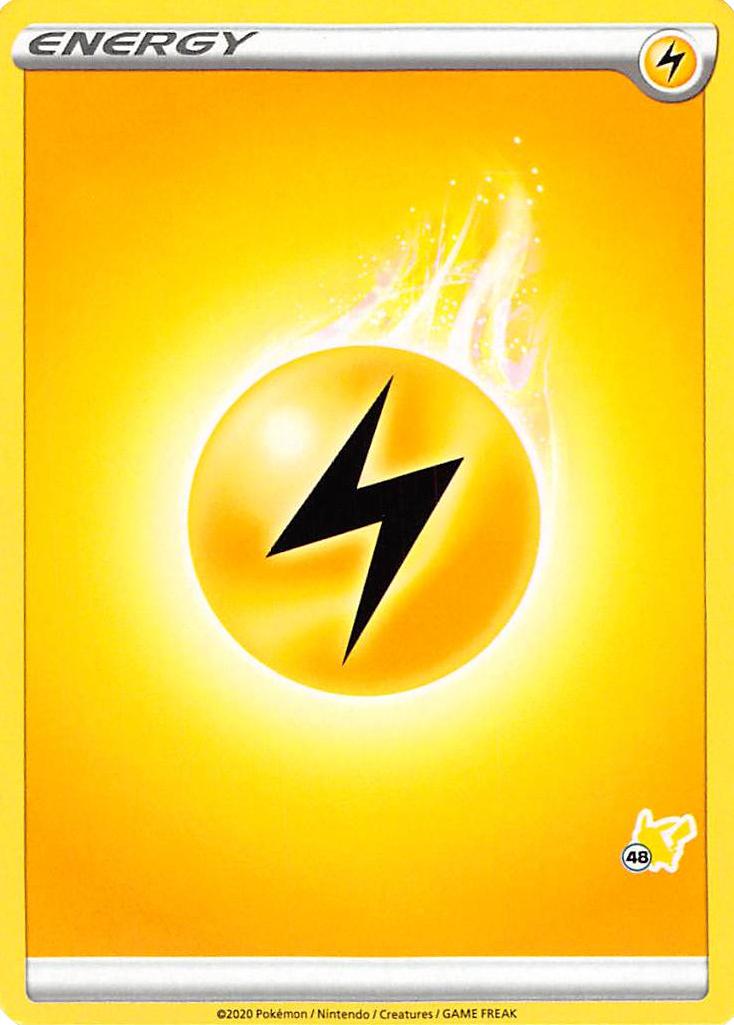 Lightning Energy (Pikachu Stamp #48) [Battle Academy 2022] | Devastation Store