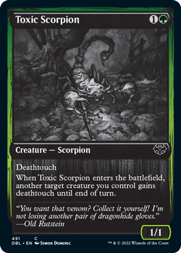 Toxic Scorpion [Innistrad: Double Feature] | Devastation Store