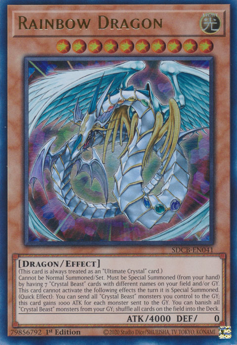 Rainbow Dragon [SDCB-EN041] Ultra Rare | Devastation Store