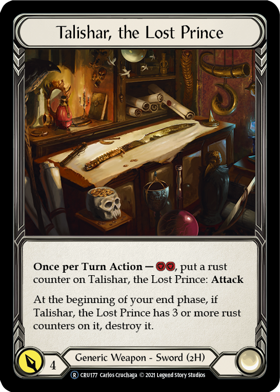 Talishar, the Lost Prince [CRU177] Unlimited Normal | Devastation Store