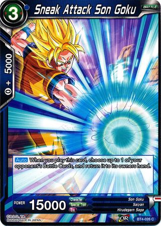 Sneak Attack Son Goku [BT4-026] | Devastation Store