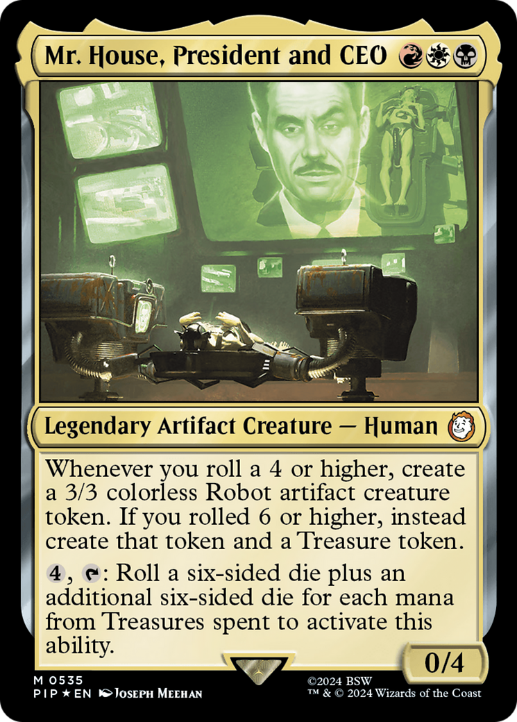 Mr. House, President and CEO (Surge Foil) [Fallout] | Devastation Store