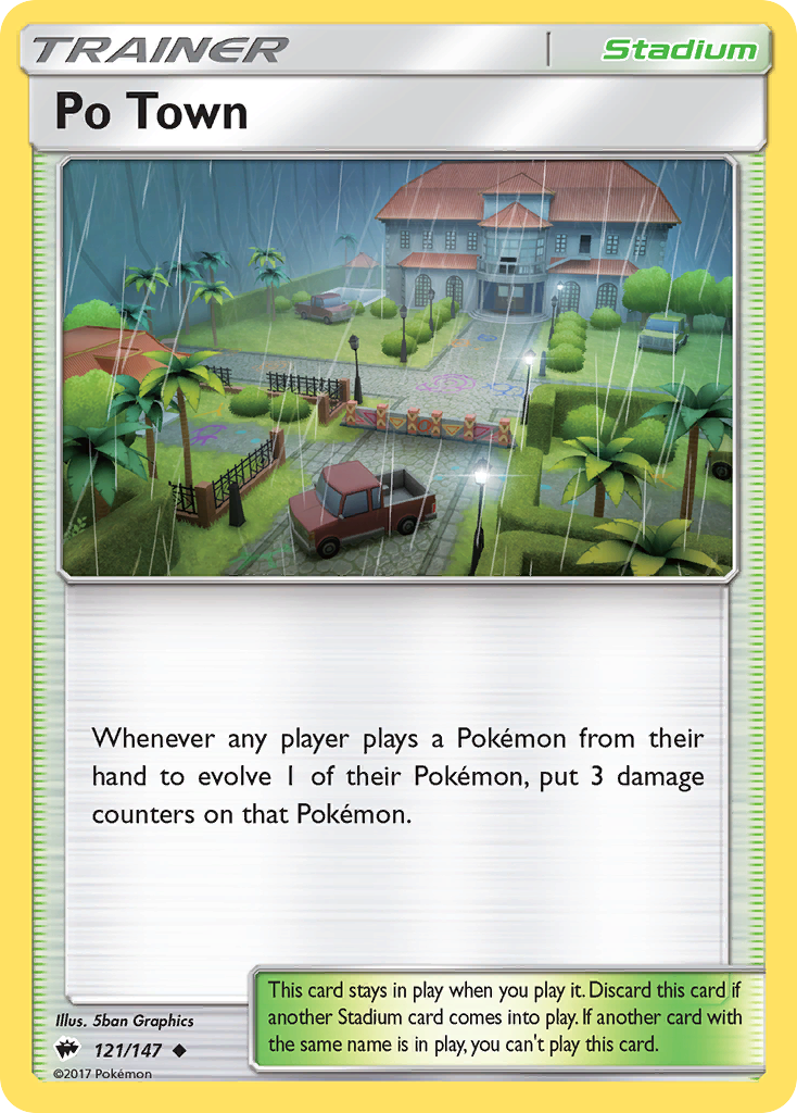 Po Town (121/147) [Sun & Moon: Burning Shadows] | Devastation Store