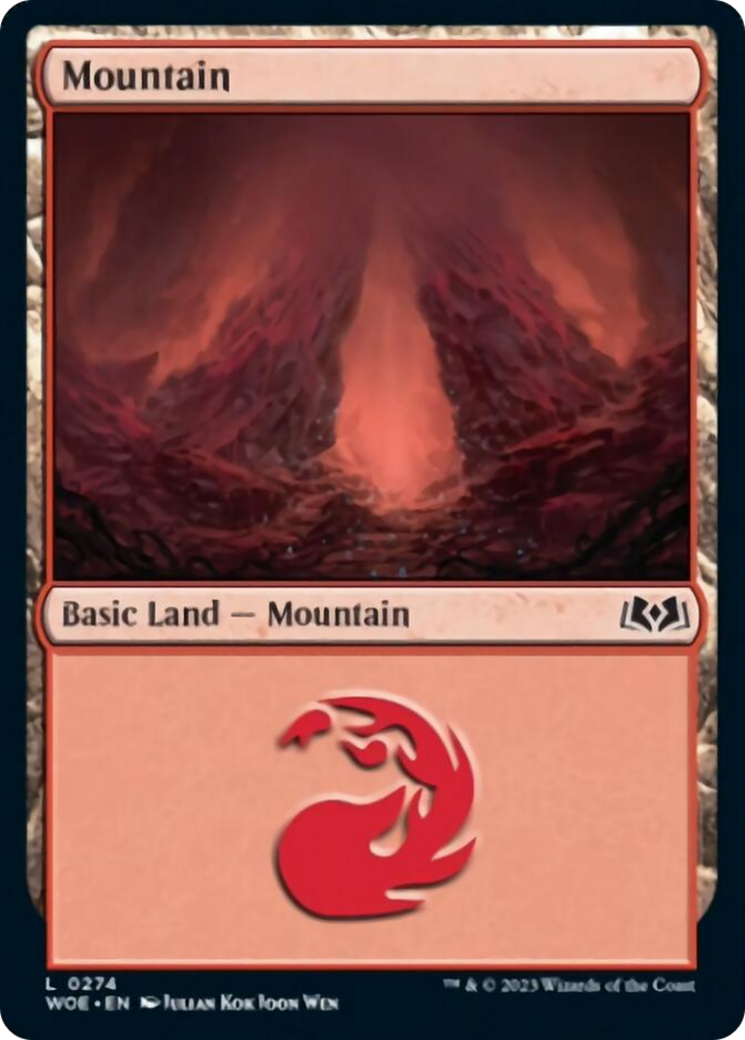 Mountain (0274) [Wilds of Eldraine] | Devastation Store