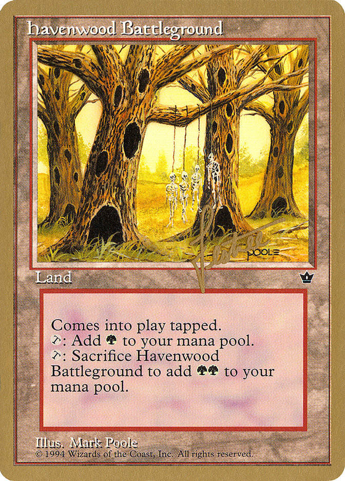 Havenwood Battleground (Bertrand Lestree) [Pro Tour Collector Set] | Devastation Store