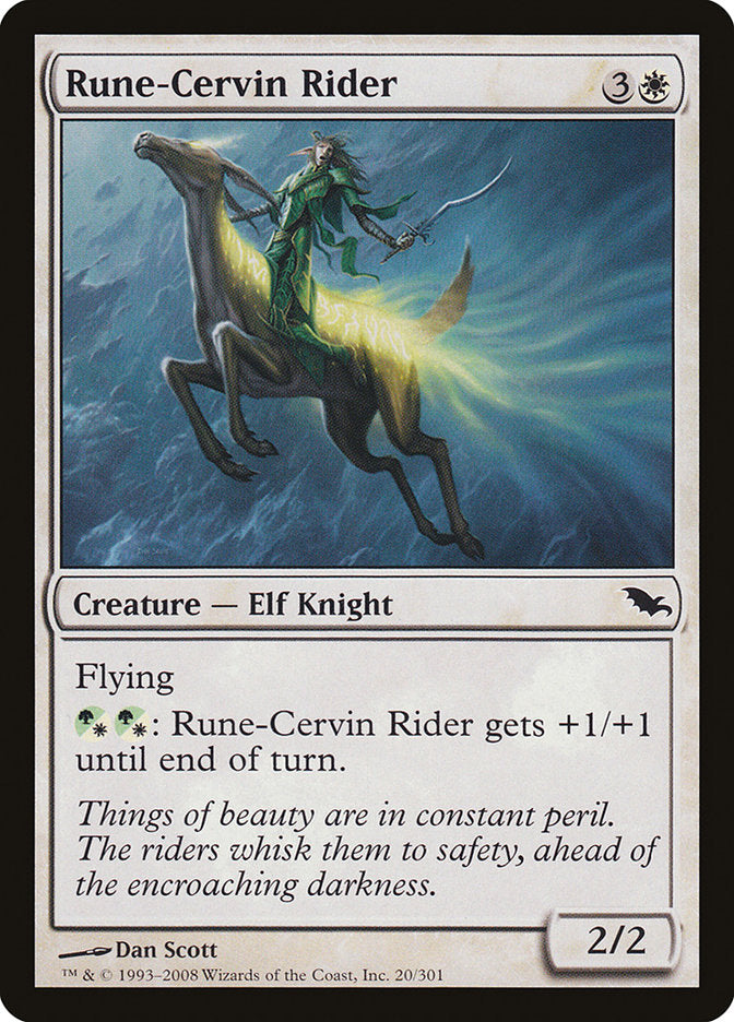Rune-Cervin Rider [Shadowmoor] | Devastation Store