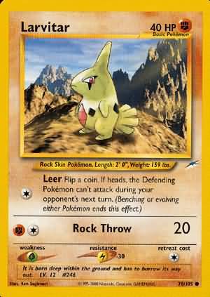 Larvitar (70/105) [Neo Destiny Unlimited] | Devastation Store