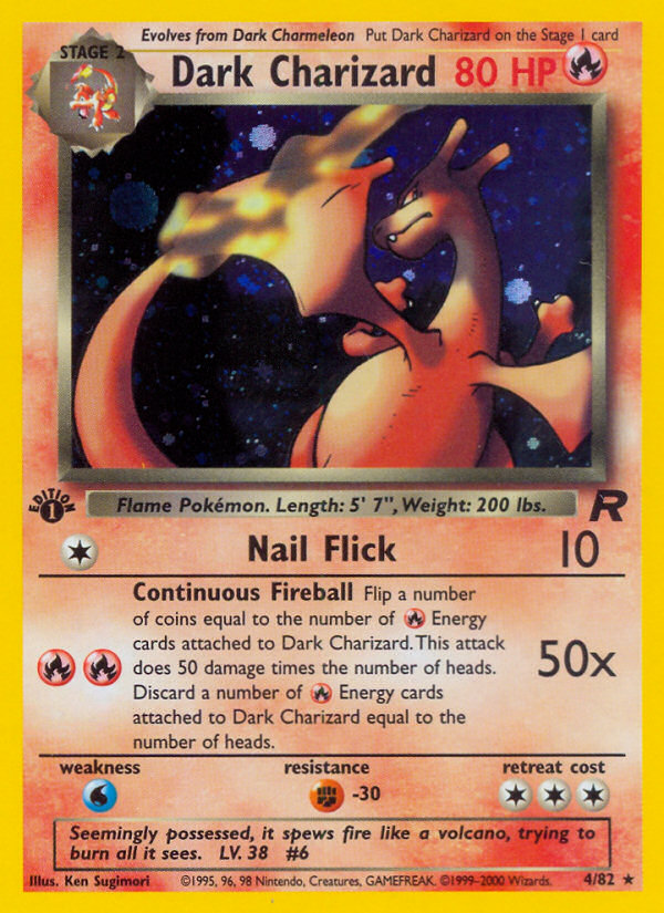 Dark Charizard (4/82) [Team Rocket 1st Edition] | Devastation Store