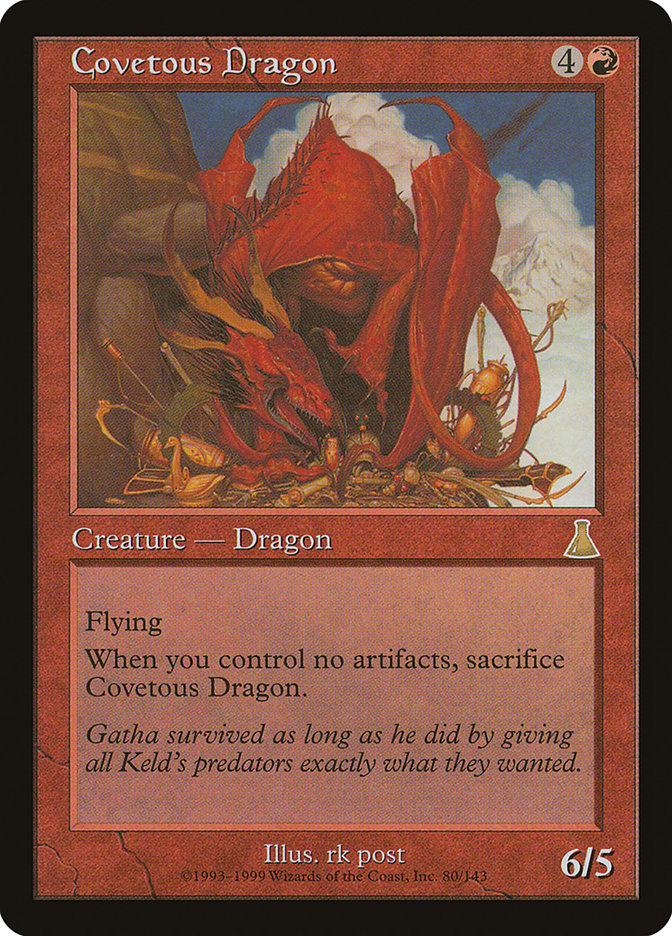 Covetous Dragon [Urza's Destiny] | Devastation Store