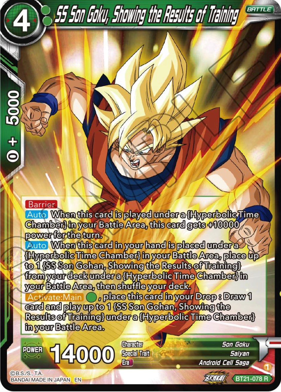 SS Son Goku, Showing the Results of Training (BT21-078) [Wild Resurgence] | Devastation Store
