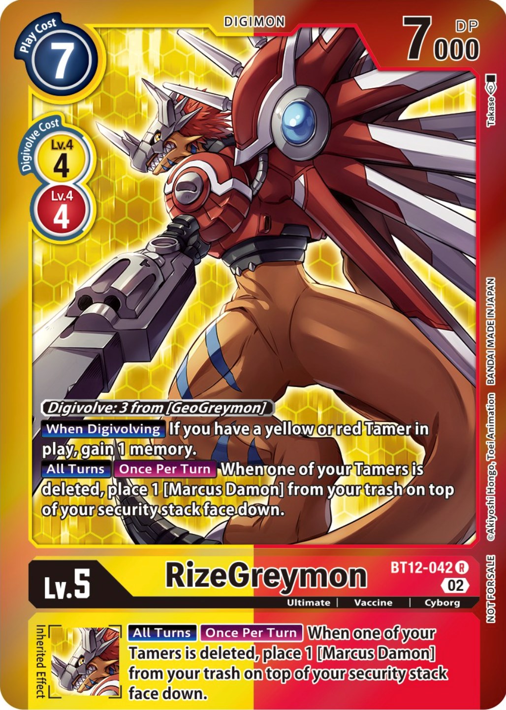RizeGreymon [BT12-042] (Tamer Party -Special-) [Across Time Promos] | Devastation Store