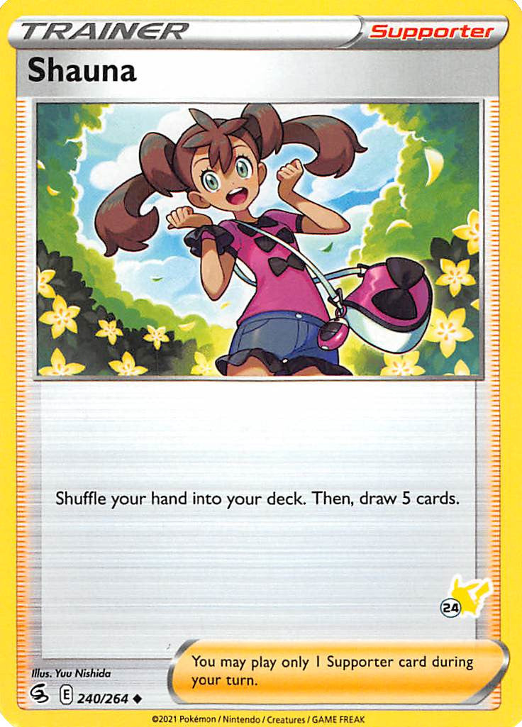 Shauna (240/264) (Pikachu Stamp #24) [Battle Academy 2022] | Devastation Store