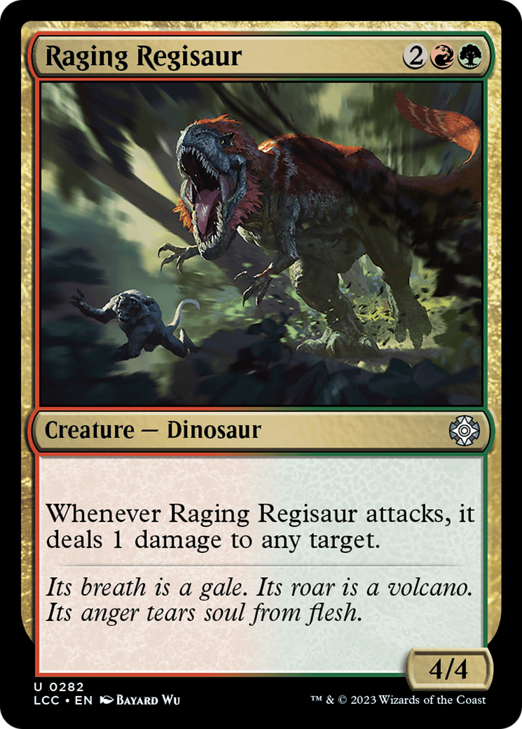 Raging Regisaur [The Lost Caverns of Ixalan Commander] | Devastation Store