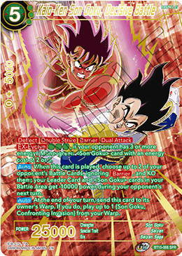 Kaio-Ken Son Goku, Decisive Battle (SPR) (BT15-066) [Saiyan Showdown] | Devastation Store