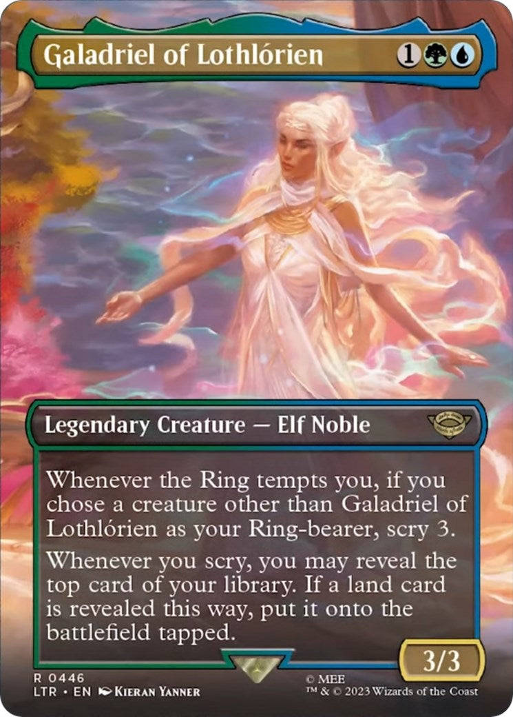 Galadriel of Lothlorien (Borderless Alternate Art) [The Lord of the Rings: Tales of Middle-Earth] | Devastation Store
