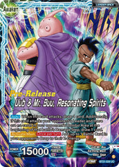 Uub // Uub & Mr. Buu, Resonating Spirits (BT21-034) [Wild Resurgence Pre-Release Cards] | Devastation Store
