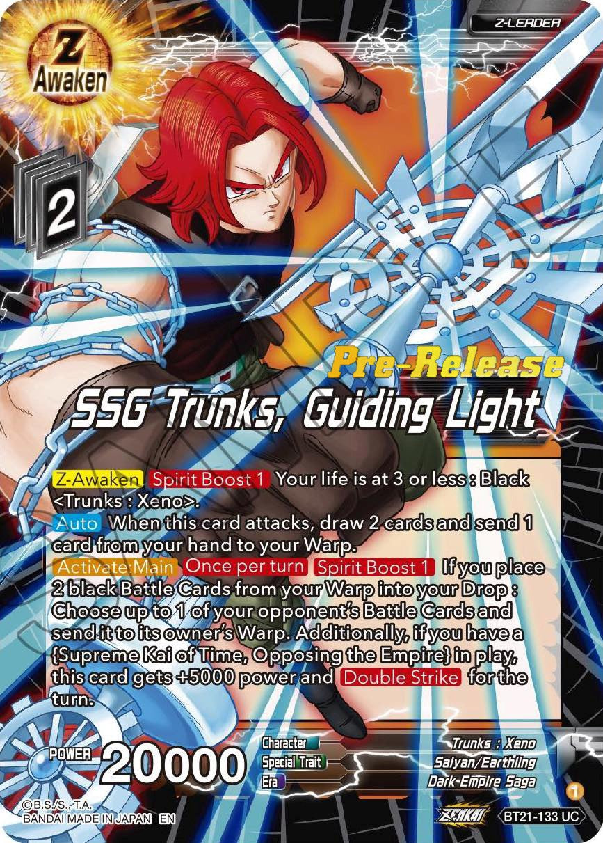SSG Trunks, Guiding Light (BT21-133) [Wild Resurgence Pre-Release Cards] | Devastation Store