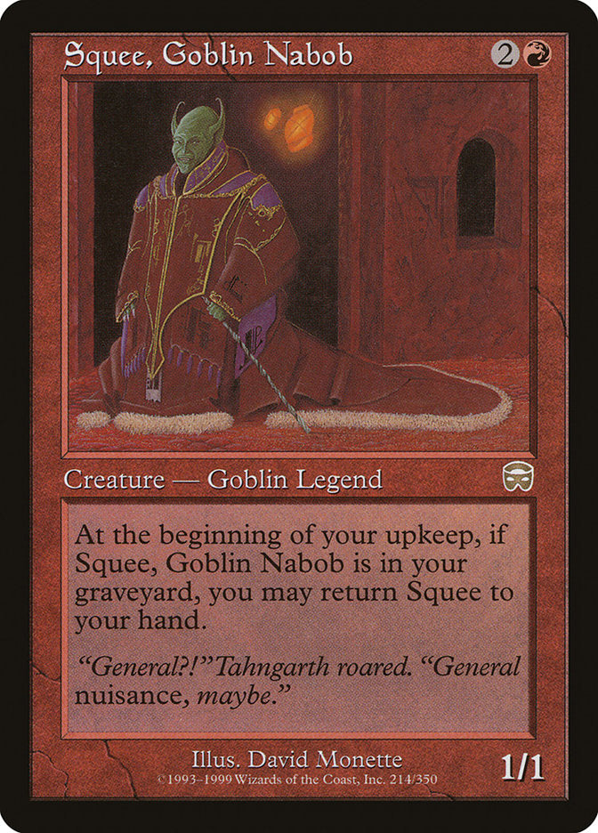 Squee, Goblin Nabob [Mercadian Masques] - Devastation Store | Devastation Store