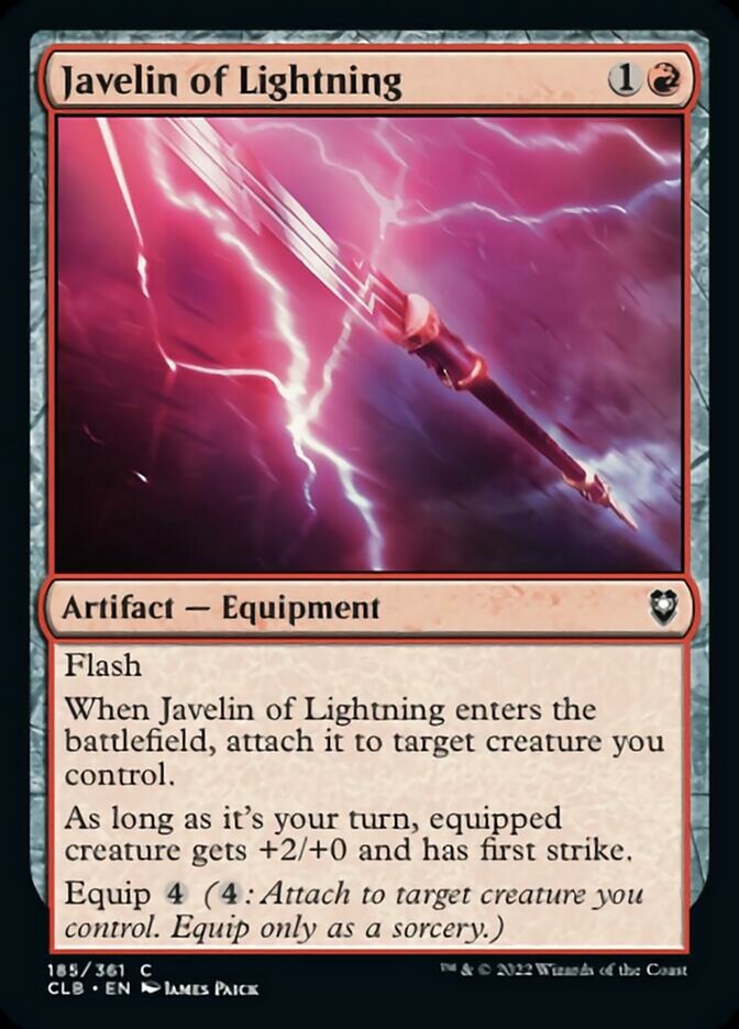 Javelin of Lightning [Commander Legends: Battle for Baldur's Gate] | Devastation Store