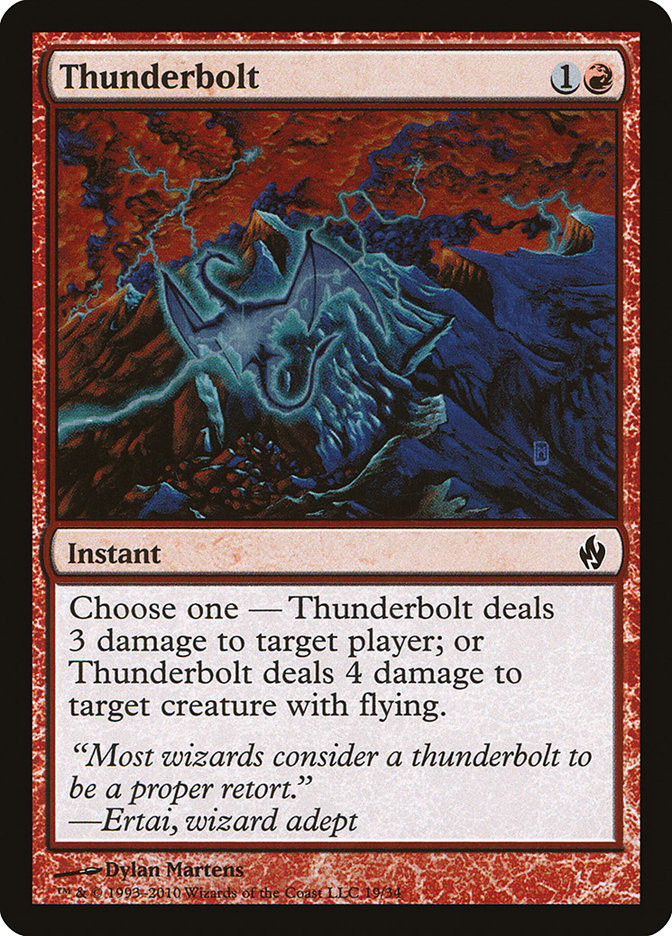 Thunderbolt [Premium Deck Series: Fire and Lightning] | Devastation Store