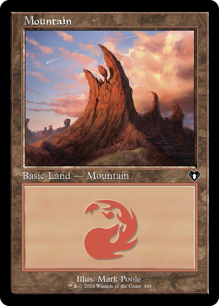 Mountain (448) (Retro) [Commander Masters] | Devastation Store