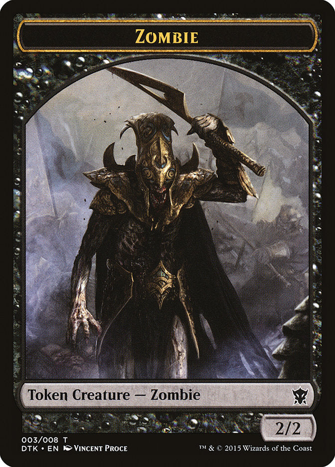 Zombie [Dragons of Tarkir Tokens] | Devastation Store