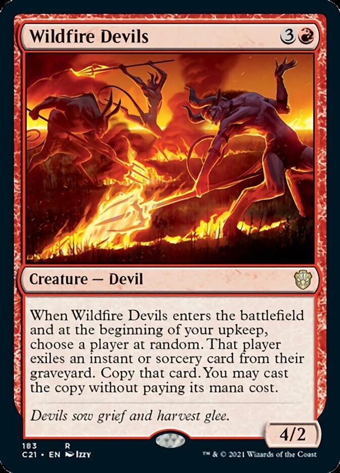 Wildfire Devils [Commander 2021] | Devastation Store