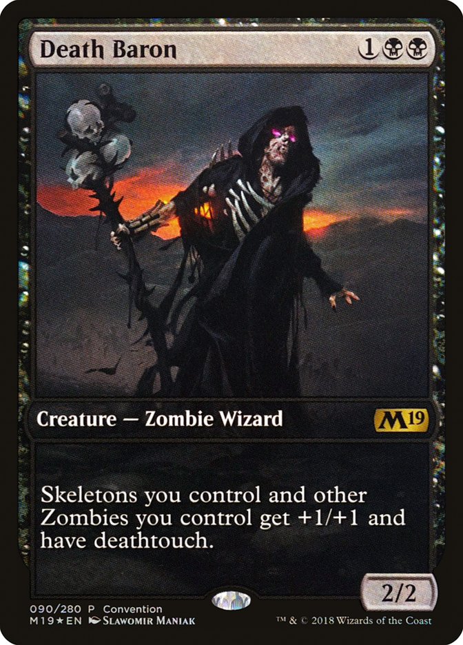 Death Baron (Convention) [Core Set 2019 Promos] - Devastation Store | Devastation Store