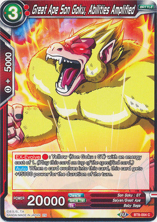 Great Ape Son Goku, Abilities Amplified [BT8-004] | Devastation Store