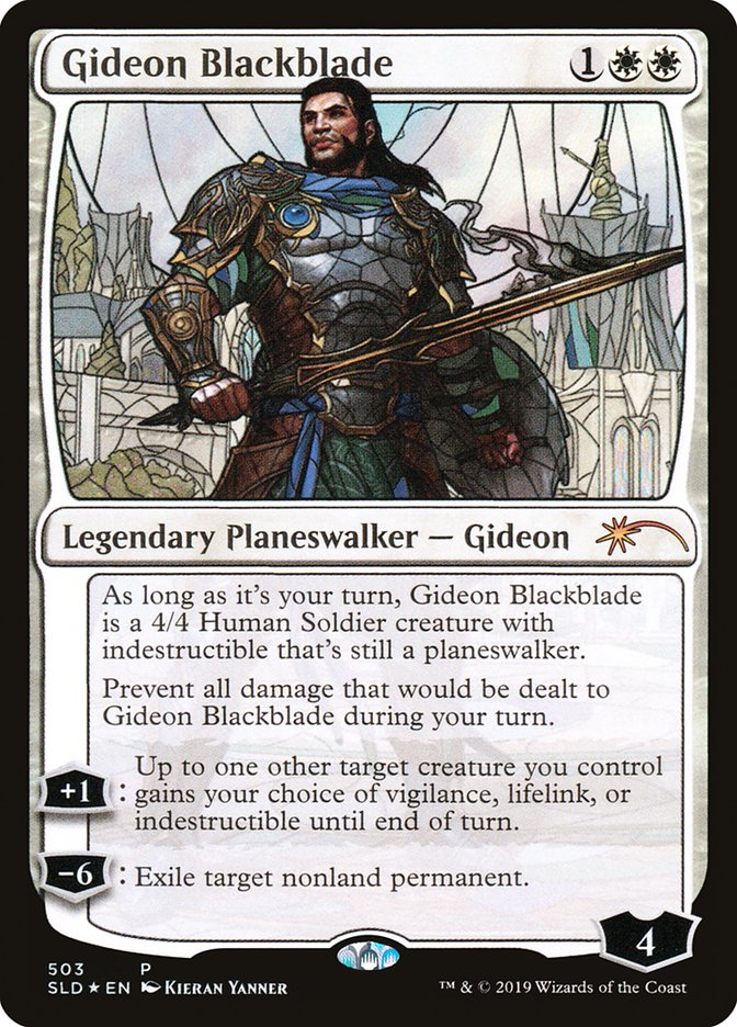 Gideon Blackblade (Stained Glass) [Secret Lair Drop Promos] | Devastation Store