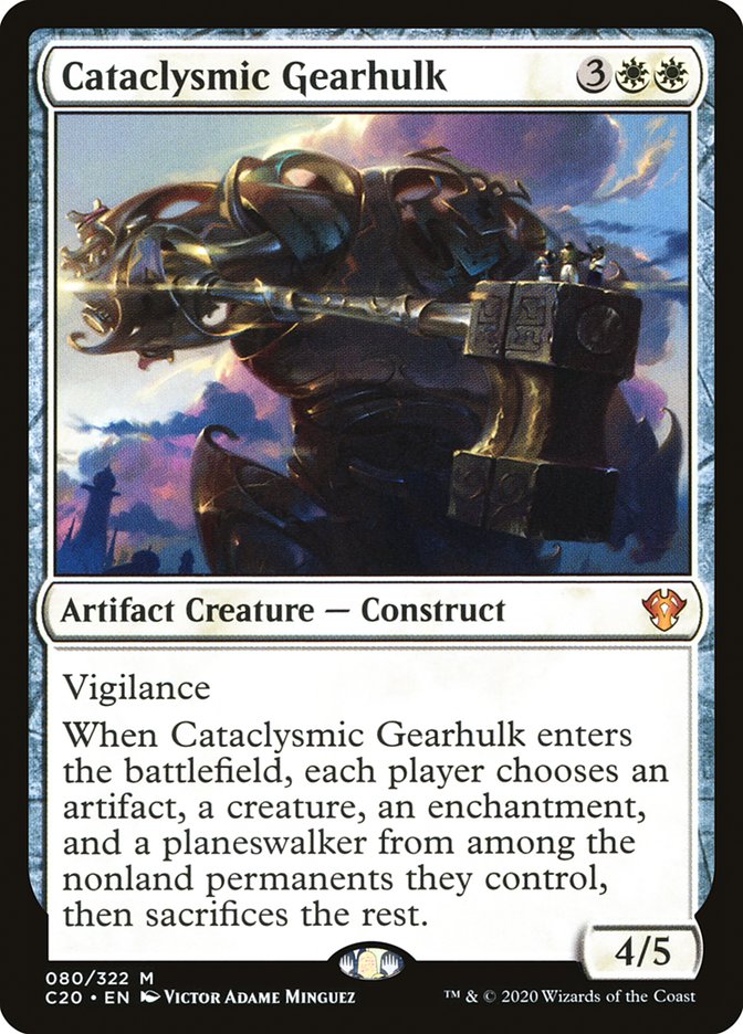 Cataclysmic Gearhulk [Commander 2020] | Devastation Store